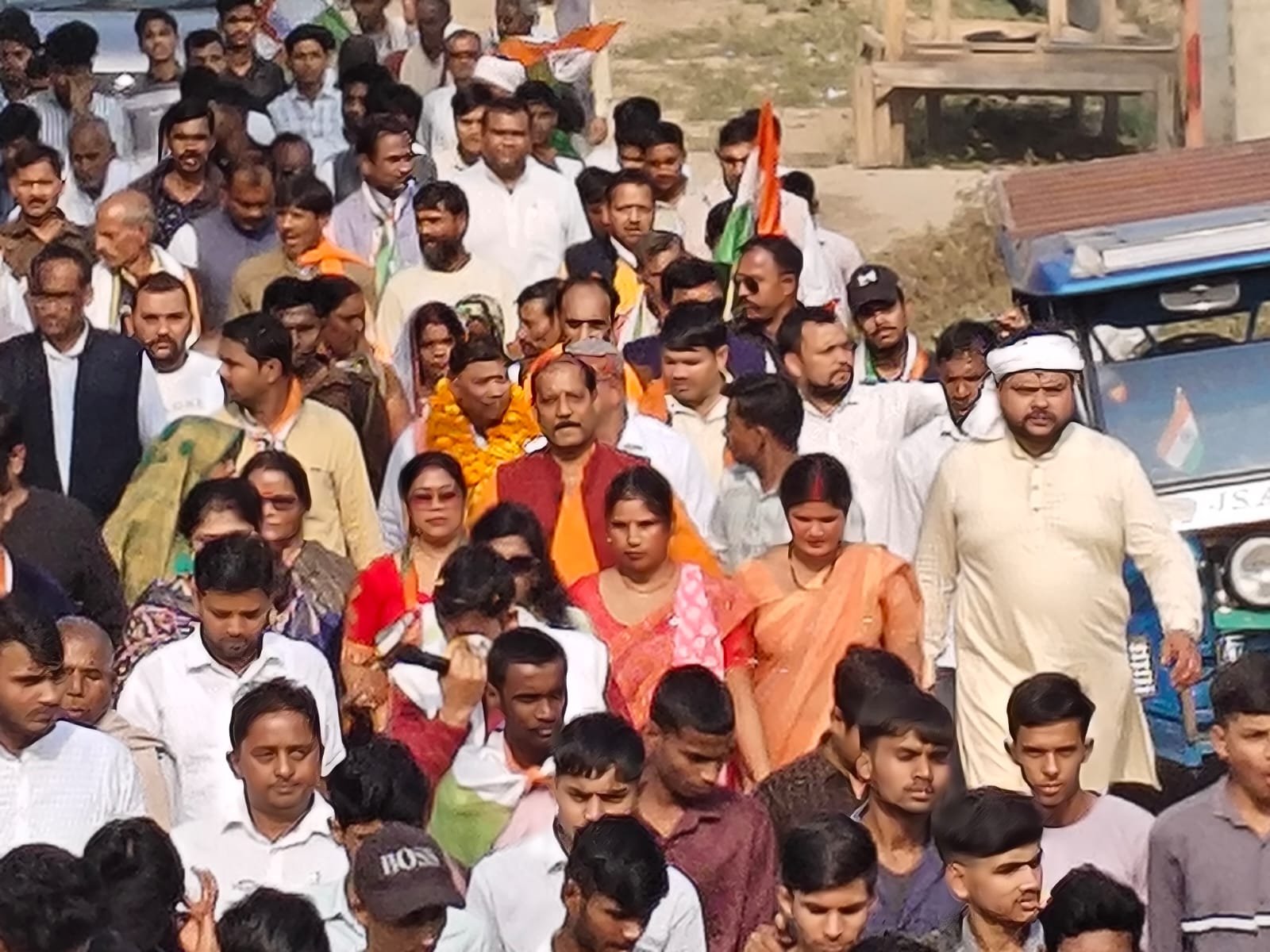 सरदार पटेल की 150वीं जयंती पर जहानाबाद में भव्य पदयात्राविधायक राजेंद्र सिंह पटेल के नेतृत्व में कार्यकर्ताओं का उमड़ा उत्साह